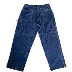 Vintage Mens Parasuco Extreme Fit Buckle Back Carpenter Jeans